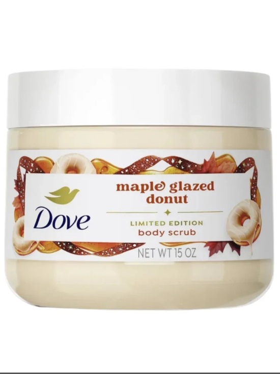 Dove Other - DOVE Maple Glazed Donut Limited Edition Body Scrub, NEW